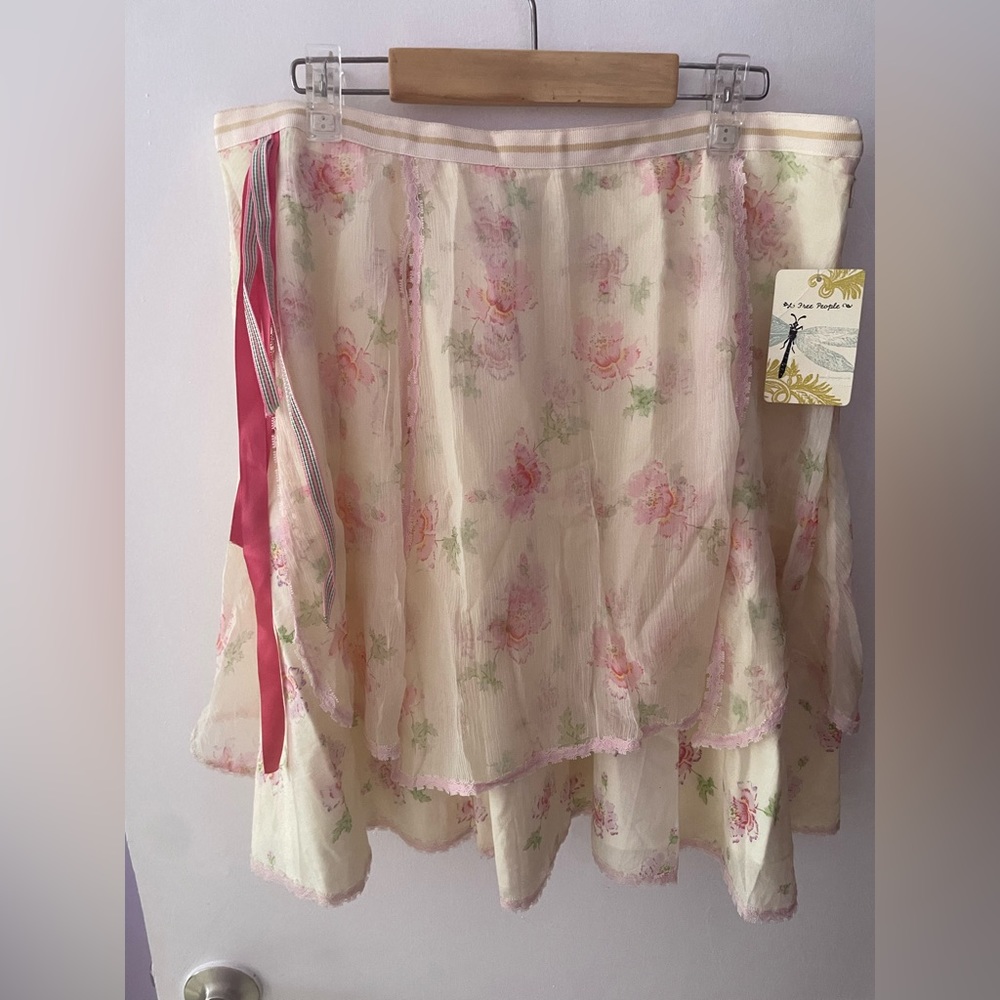NWT Free People Vintage Floral Skirt 10
